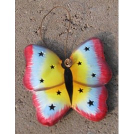 OR323 - Colorful Butterfly Metal Ornament OR323 - Colorful Butterfly Metal Ornament