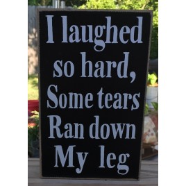 Primitive Wood Box  PD60962 I laughed so hard some tears ran down my leg 