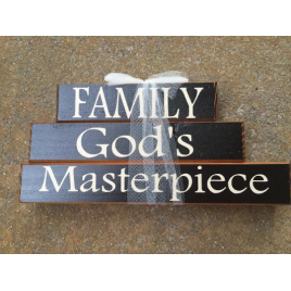 Primitive Stacking Blocks SB28 Family God's Masterpiece Primitive Stacking Blocks SB28 Family God's Masterpiece