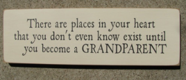 Primitive Country T1696 There are Places in heart Grandparent  Wood Sign 