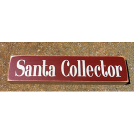 Primitive Wood Block T1918SC Santa Collector  