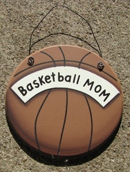 WD1900C - Basketball Mom wood sign 