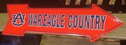 AS25035-Auburn Tigers Arrow Sign AS25035-Auburn Tigers Arrow Sign