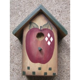 Primitive Wood BH4 - Apple Birdhouse Wood