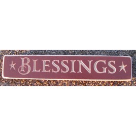 9Bless- Blessings Wood Engraved Block