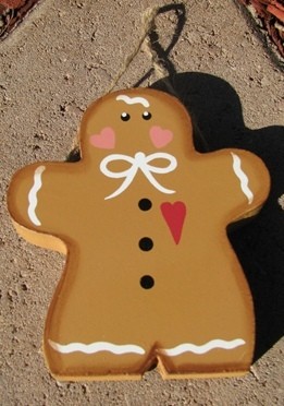 Gingerbread Man CH19 -Wood Gingerbread Man CH19 -Wood