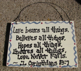 CS6212 - Love Never Fails Sign
