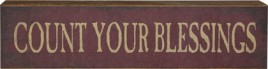 VF-BJ63 - Count Your Blessings Wood Block 