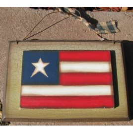 Patriotic Wood Flag CWP6 - Flag 3D Crackle Plaque Patriotic Wood Flag CWP6 - Flag 3D Crackle Plaque