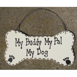 DB4- My Buddy My Pal My wood Dog Bone DB4- My Buddy My Pal My wood Dog Bone