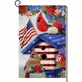 73M3053654 Cardinal Bird Garden Flag Vertical Double Sided Red Blue Floral 73M3053654 Cardinal Bird Garden Flag Vertical Double Sided Red Blue Floral
