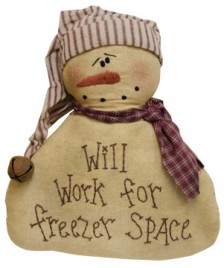 GC13383 - Freezer Space Snowman 