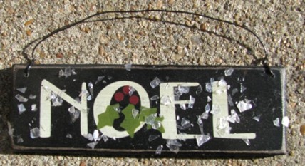 GH5166N - Noel wood sign GH5166N - Noel wood sign