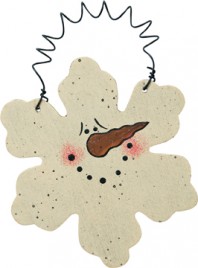 D0035CWG-Snowflake Face Ornament