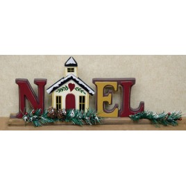 gjhx8339B - Noel Wood Block gjhx8339B - Noel Wood Block