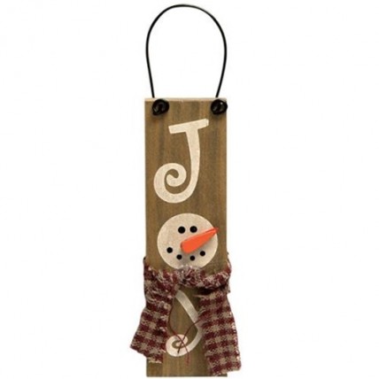 Joy Snowman GJHX9076 Sign Ornament Joy Snowman GJHX9076 Sign Ornament