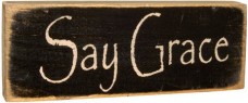 12563 - Say Grace Wood Primitive Block 12563 - Say Grace Wood Primitive Block
