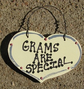 1034G - Grams Are Special smalll wood Heart 1034G - Grams Are Special smalll wood Heart
