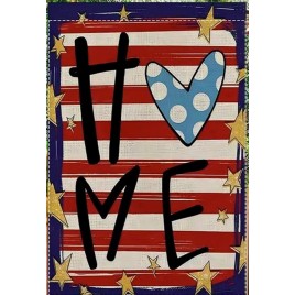 7XM1252XK7 American HOME Patriotic Garden Flag double sided 7XM1252XK7 American HOME Patriotic Garden Flag double sided