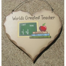 HP15 World's Greatest Teacher Heart 