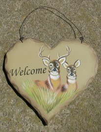 HP9 - Welcome Deer Wood Heart 