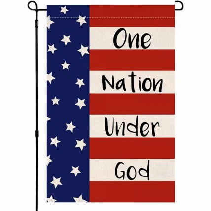 XX1286669 One Nation Under God Double-Sided Garden Flag XX1286669 One Nation Under God Double-Sided Garden Flag