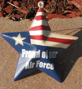 OR226 - Proud Air Force - Metal Star 