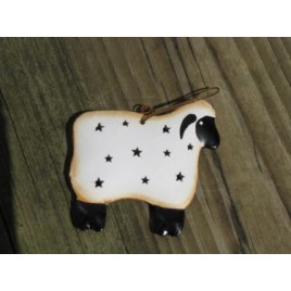  OR324- Sheep tin punched ornament 