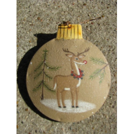OR-517 Deer Metal Christmas Ornament OR-517 Deer Metal Christmas Ornament