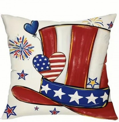 GW15805913 Patriotic Hat Pillow Cover Only (NO INSERT)