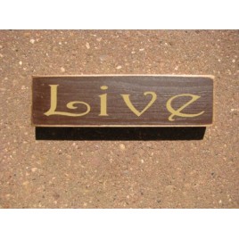 Primitive Wood Block pbw929R - Live Primitive Wood Block pbw929R - Live