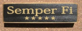 PBW942B - Semper Fi wood block 