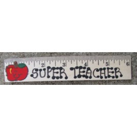 S600 - Super Teacher wood ruler 