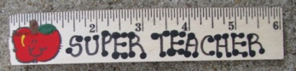 S600 - Super Teacher wood ruler S600 - Super Teacher wood ruler