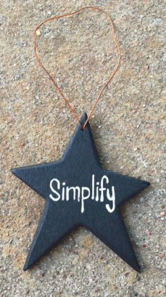 Christmas Ornament Black Simplify Star Christmas Ornament Black Simplify Star