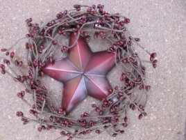 Patriotic Wreath STW-3 Red Star in Wreath 