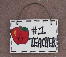 T3200- #1 Teacher wood sign T3200- #1 Teacher wood sign