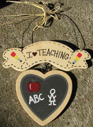 1133 - I Love Teaching wood heart 1133 - I Love Teaching wood heart