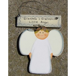 Wd1223A  Grandma and Grandpa's Little Angel wood