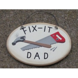 WD1900K - Fix It Dad Wood Sign WD1900K - Fix It Dad Wood Sign