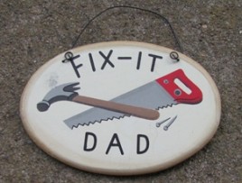 WD1900K - Fix It Dad Wood Sign 