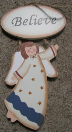 Believe Angel wd209 - Hangs by Jute Believe Angel wd209 - Hangs by Jute