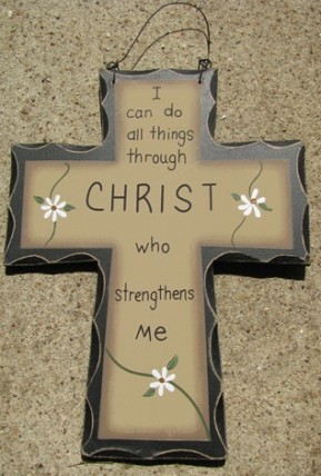 wd472 - I can do all things through Christ who strengthens me Cross wd472 - I can do all things through Christ who strengthens me Cross