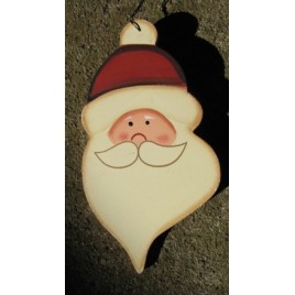 73 - Santa Face Wood Christmas Ornament 73 - Santa Face Wood Christmas Ornament