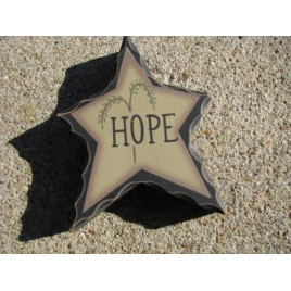 Primitive Wood WD903 - Hope Standing Star Primitive Wood WD903 - Hope Standing Star