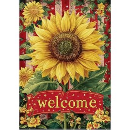 80M5355G04 Sunflowers American Flag Patriotic Garden Flag 80M5355G04 Sunflowers American Flag Patriotic Garden Flag